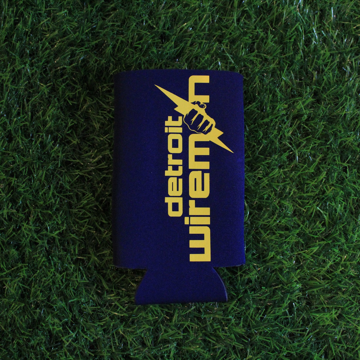 Slim Foam Koozie | UofM | Blue