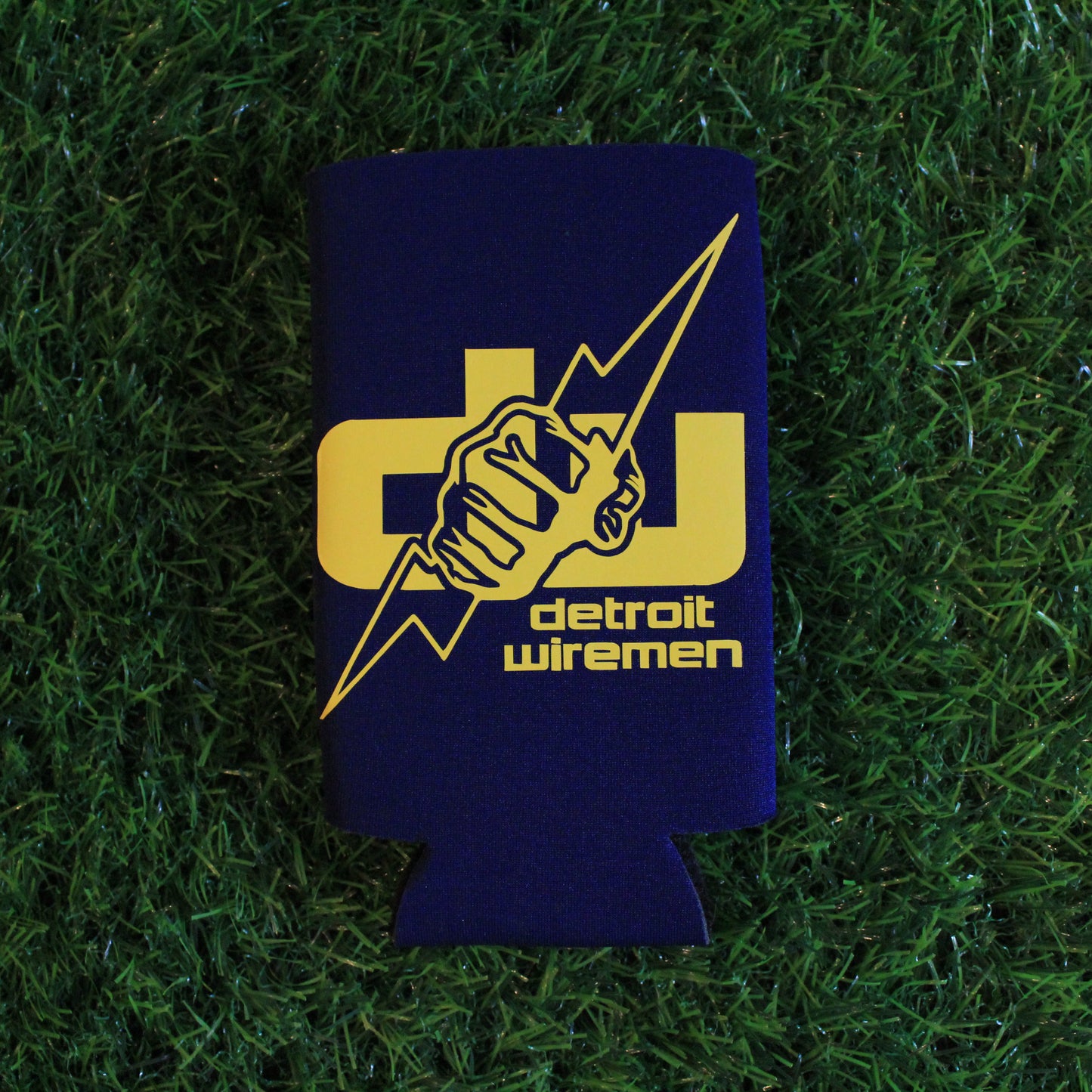 Slim Foam Koozie | UofM | Blue