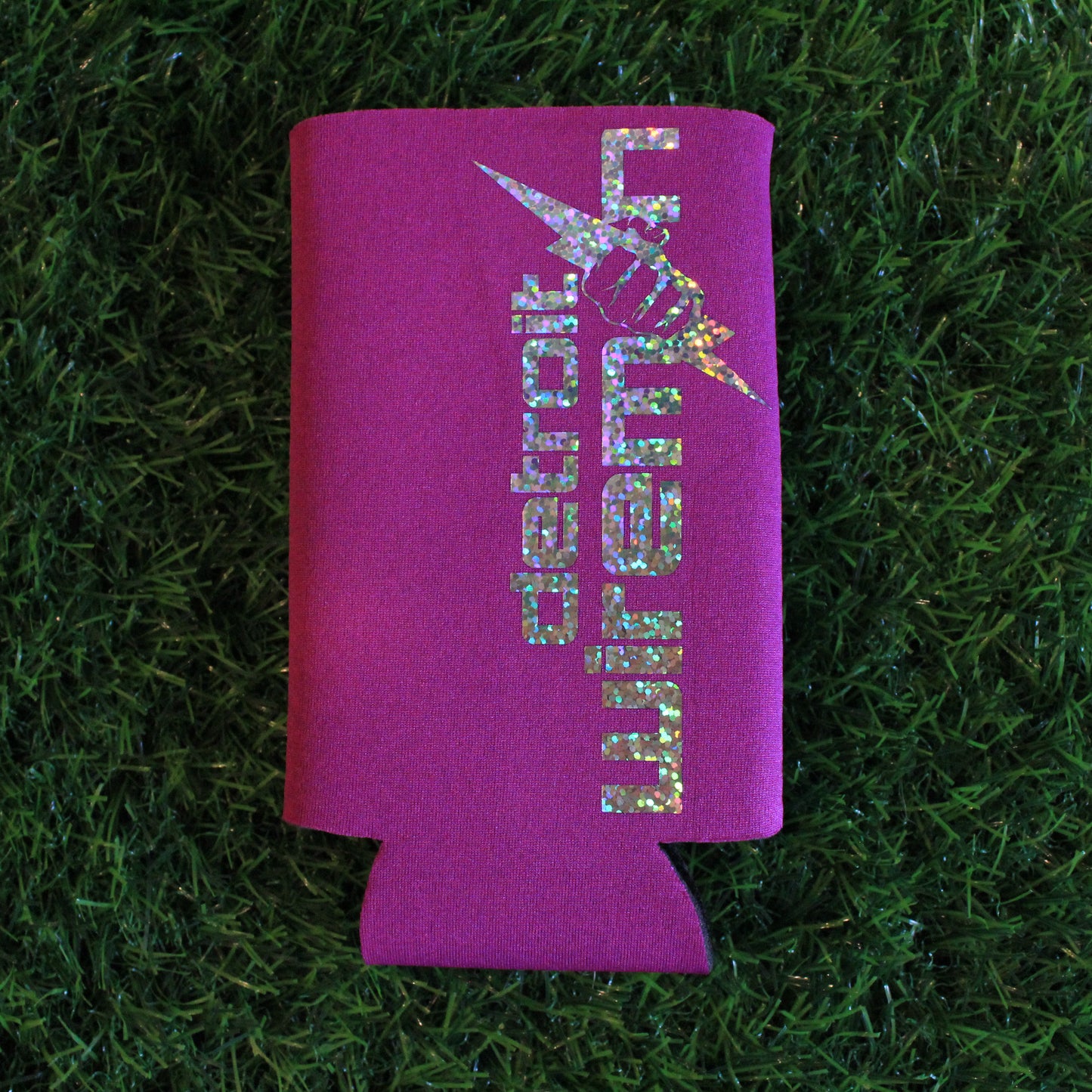 Slim Foam Koozie | Sparkle | Purple