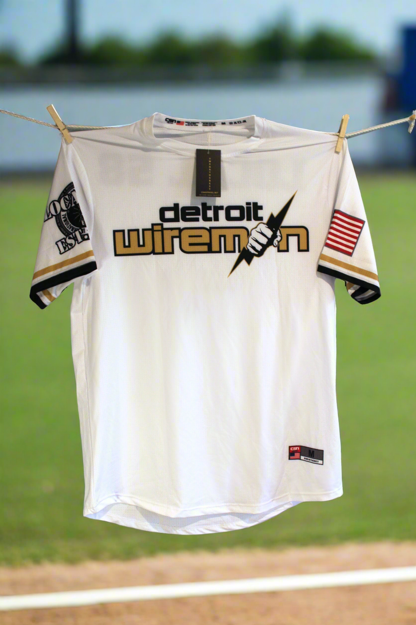 Detroit Wiremen Jersey | White