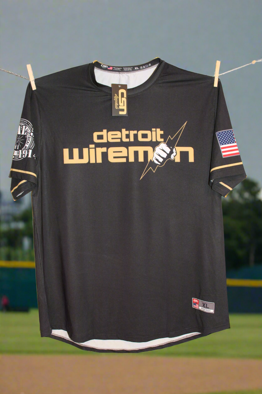 Detroit Wiremen Jersey | Black