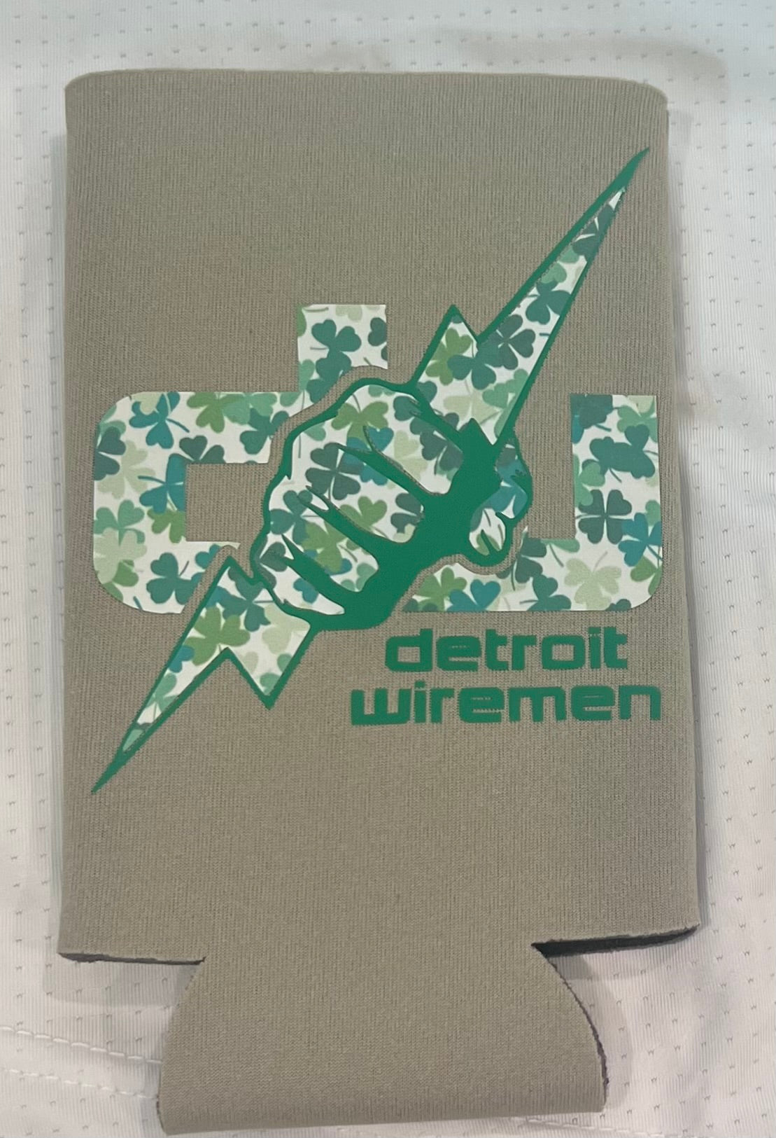 Detroit Wiremen Slim Foam Koozie