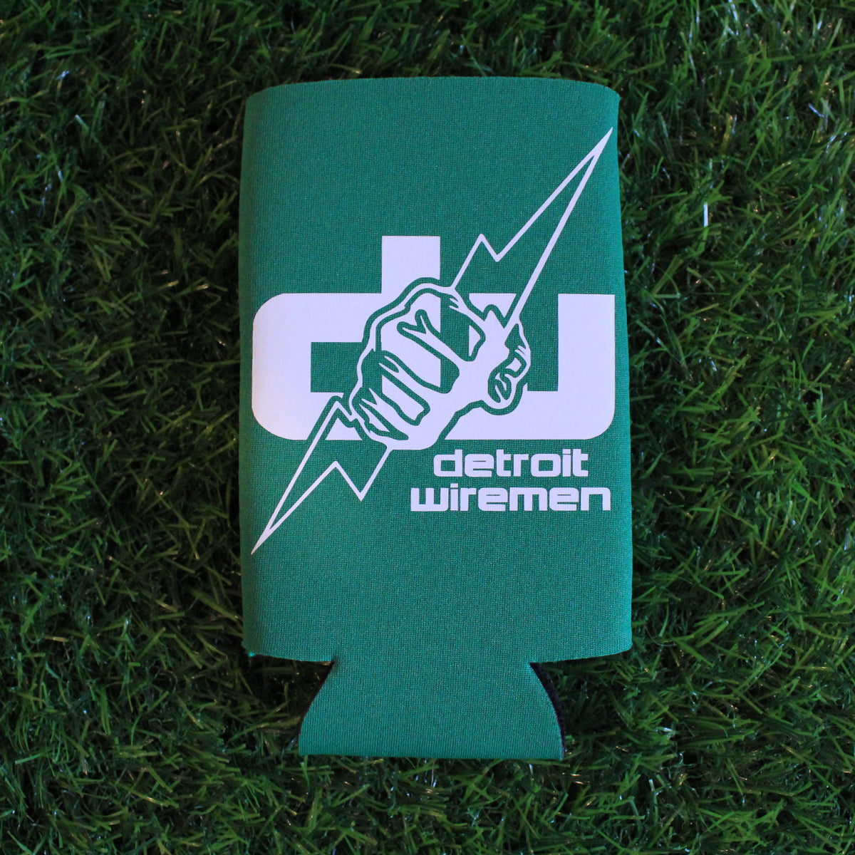 Wiremen Slim Foam Koozie | MSU | Green – Detroit Wiremen Softball