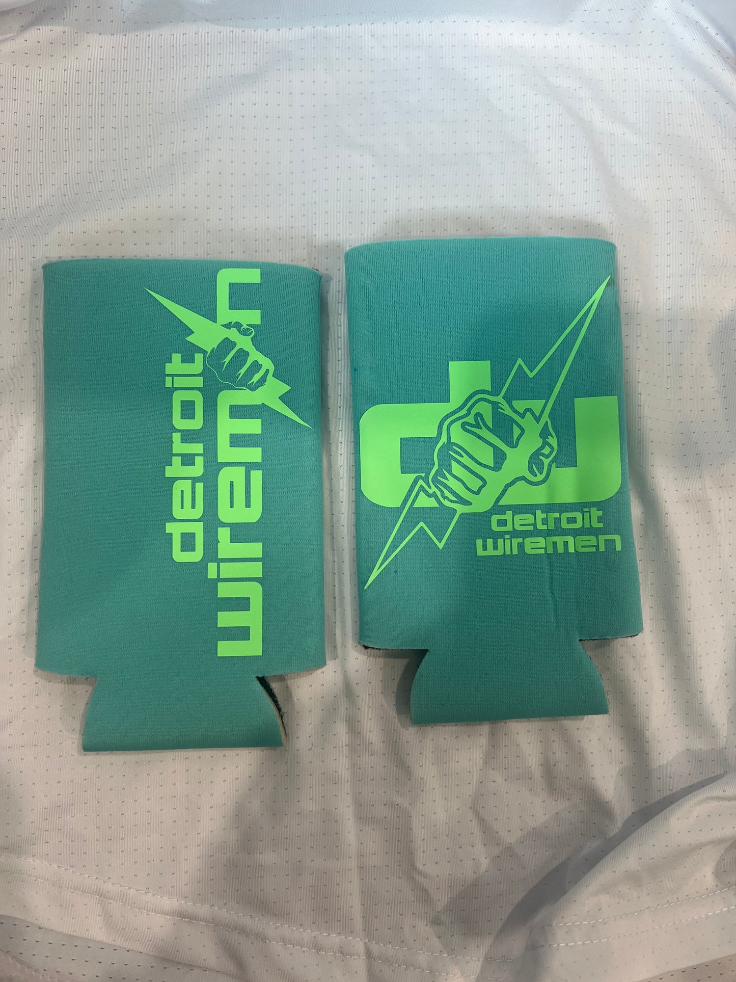 Detroit Wiremen Slim Foam Koozie
